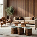 Kit Rolos de Paineis Ripados Autocolantes + Kit para Instalação de Brinde