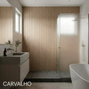 Kit Rolos de Paineis Ripados Autocolantes + Kit para Instalação de Brinde