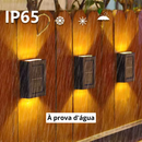LED Luminária Solar Parede Iluminação Externa [Pague 1 e Leve 2]